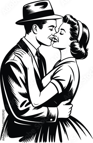 Couple Kissing Romantic Embrace romance love