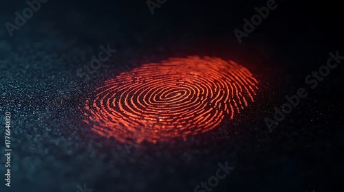 Fingerprint , A digital image of a fingerprint
 