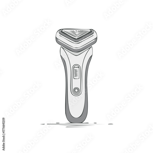 Compact Electric Shaver or Razor for Women's Personal Grooming and Hair Removal