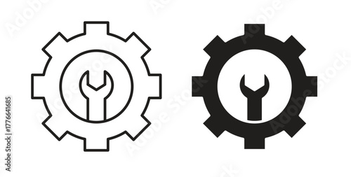 Project Development icon line. eps 10 vector illustration