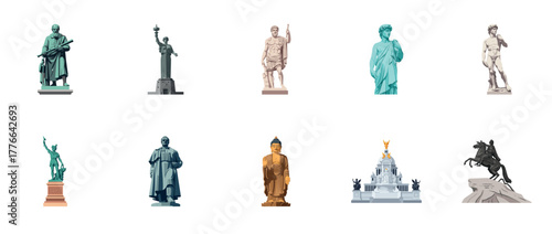 Famous historical statues: iconic sculptures from around the world