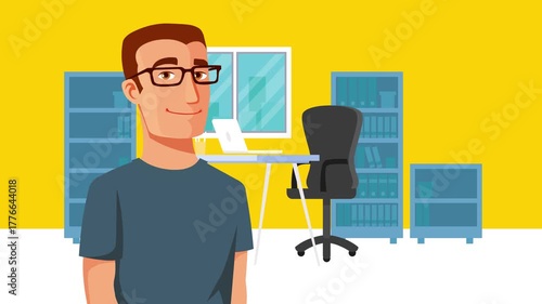 business man with laptop