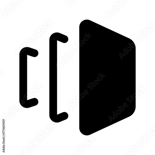 Abstract black background simple and modern