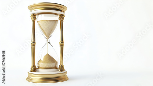 hourglass with sand