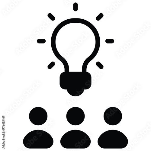 Creativity Icon Vector Stock Illustration