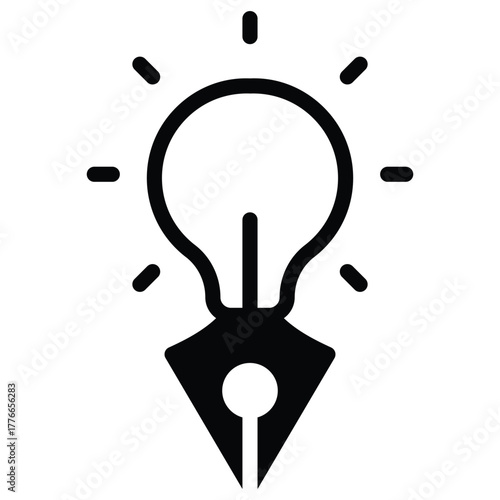Creativity Icon Vector Stock Illustration