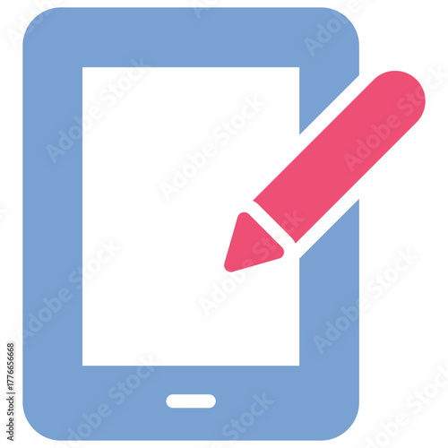 Digital Tablet Icon Vector Stock Illustration
