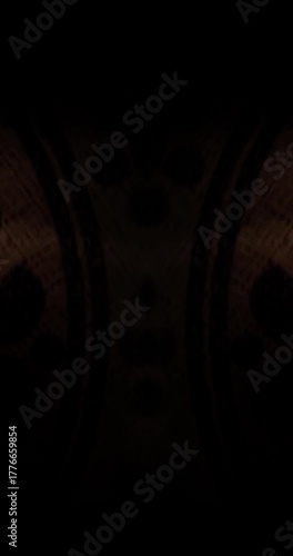 Oriental Style Elegant Brown Gradient Motion Vertical Video Background | 4K Video