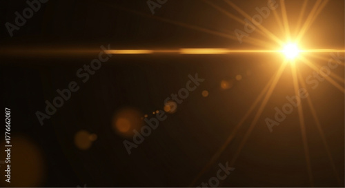 A radiant sun flares with brilliant luminosity against a contrasting backdrop. Capturing a burst of energy and light. vector illustration