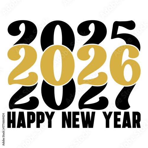 2026 Happy New Year Design, New Year Eve, Holiday