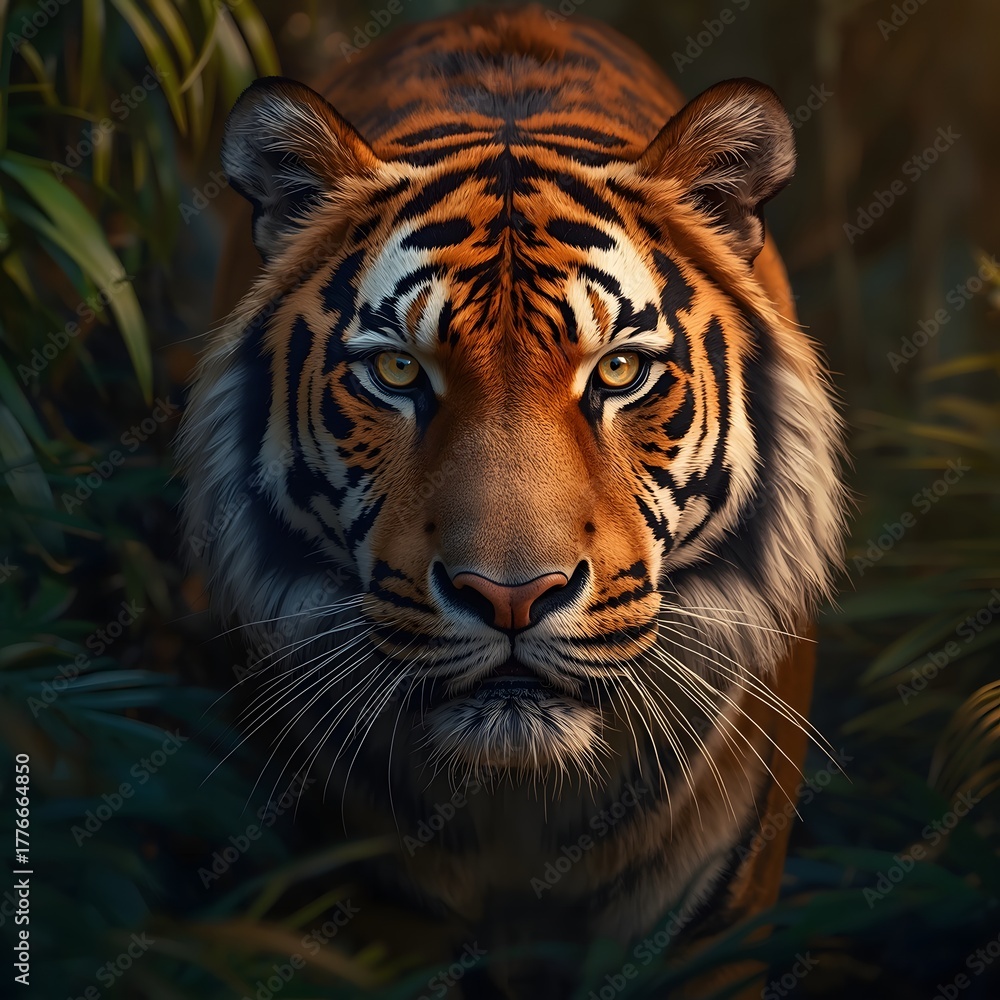 Fototapeta premium portrait of a tiger