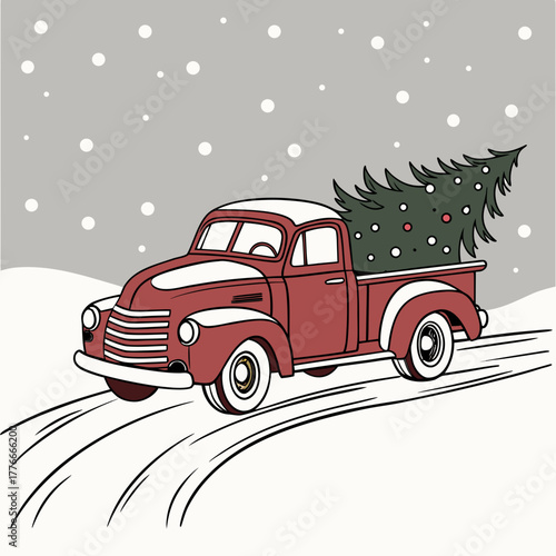 santa claus driving a car