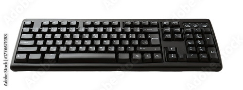 Standard black computer keyboard (1)