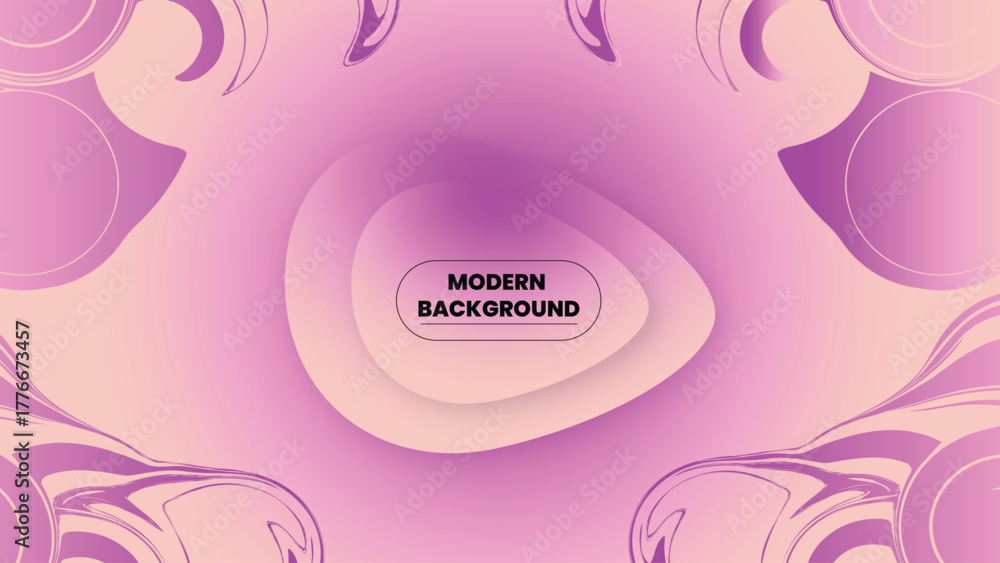 Obraz premium Pink and Purple Flow Modern Art Background