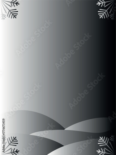 Monochrome Winter Background