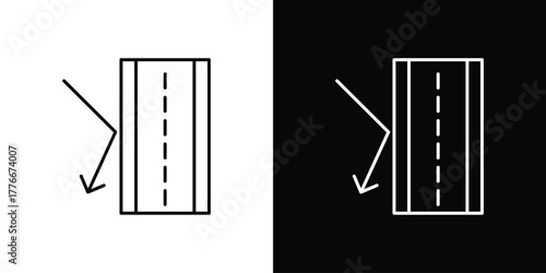 Insulation icon pixel perfect. Outline symbol. Simple linear drawing.