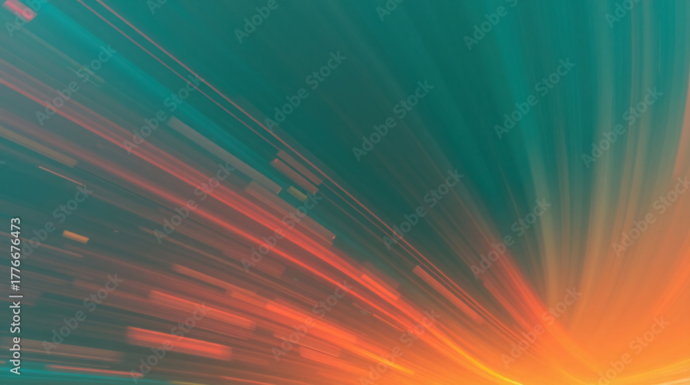 Obraz premium Vibrant Streams Of Color