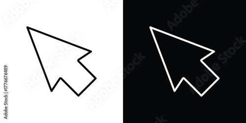 Mouse icon pixel perfect. Outline symbol. Simple linear drawing.