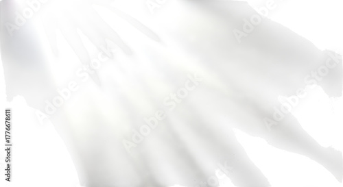 Bright white light beams illuminating from the top left corner