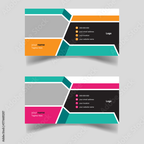 Corporate Email Signature full editable file.