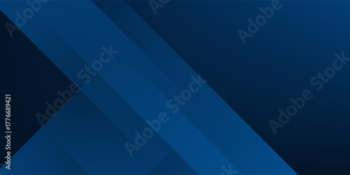 Abstract background gradient dark navy blue banner simple abstract