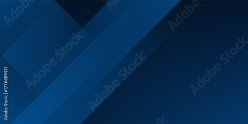 Abstract background gradient dark navy blue banner simple abstract