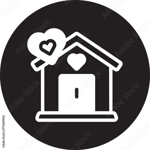 Home glyph icon