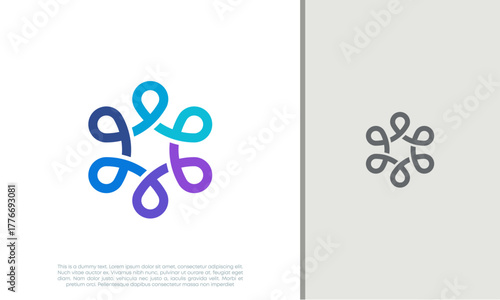 Global Community Logo Icon Elements Template. Community human Logo template vector. Community health care. Abstract Community logo