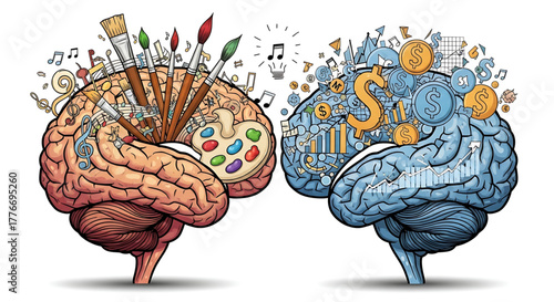 Creative concept vector illustrations showing design, art, and idea generation. Includes teamwork, brainstorming, and creative process elements for modern projects.