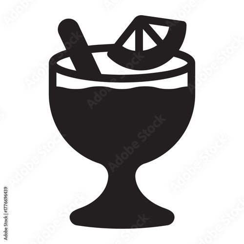 Cocktail glyph icon