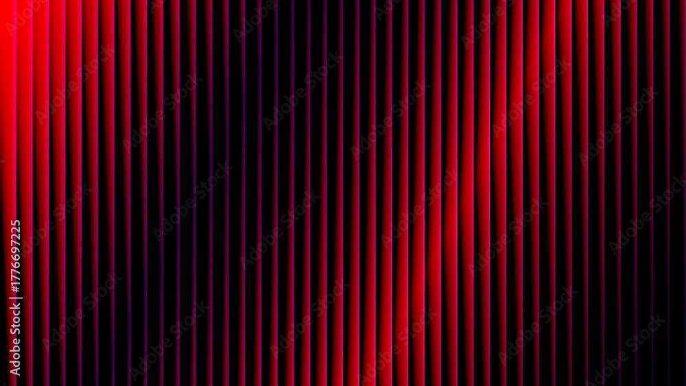 Fototapeta premium abstract dark red black neon glowing vertical lines background futuristic wallpaper