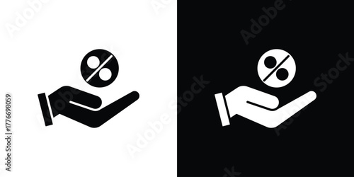 Interest icon line art editable stroke and solid collection for app design