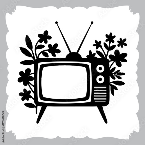 Abstract geometric design with bold primary and secondary colors