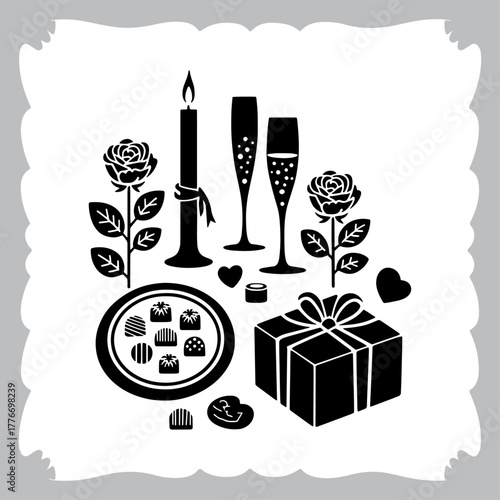 Abstract geometric design with bold primary and secondary colors