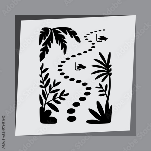 Abstract geometric design with bold primary and secondary colors