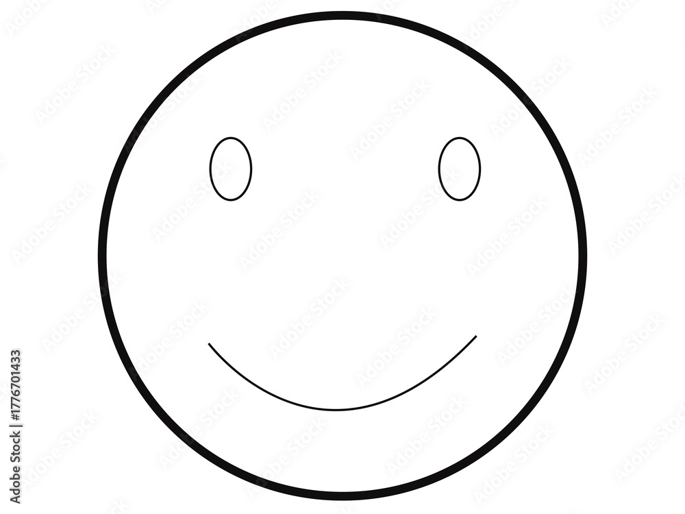 Fototapeta premium happy smiling face