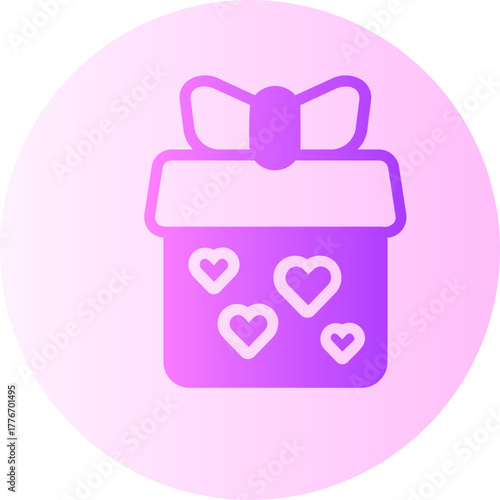 Gift gradient icon