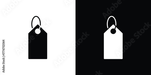 Price tag icon line art editable stroke and solid collection for app design