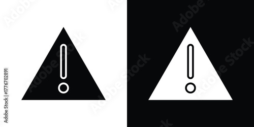 Risk icon line art editable stroke and solid collection for app design
