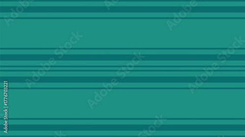 A teal background with horizontal stripes of varying widths and shades of the same color scheme