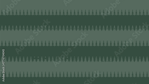 Abstract background with horizontal green bands and jagged edges in a repetitive pattern design style