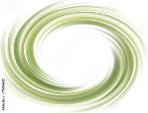 Soft mixed curvy eddy light apple avocado tea ripple fond. Pea soup color creative wavy volute fluid. Smooth sauce surface with space for text in glowing white center