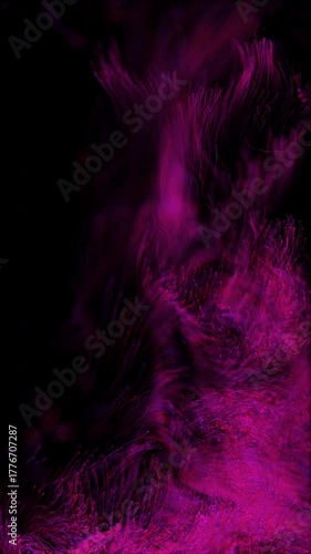 Abstract Fiber Particles Explosion Loop