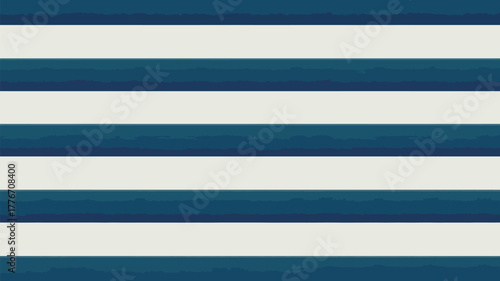 A simple pattern of alternating blue and white horizontal stripes filling the entire frame evenly spaced