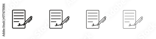 Agreement icon. Vector isolated pictograms.