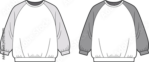 Women’s dress flat sketch, fashion design template, apparel vector illustration, clothing outline, garment construction drawing, pleated skirt, bow waist, casual style