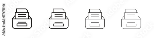 Archive icon. Vector isolated pictograms.