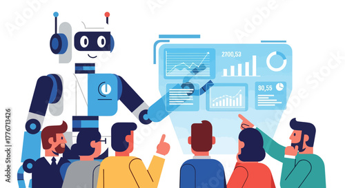 Artificial Intelligence Assisted Business Strategy Analysis and Future Forecasting Illustrations