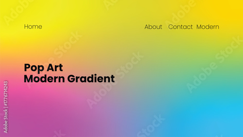 Abstract modern colorful gradient background.