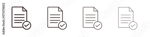 Compliance icon. Vector isolated pictograms.
